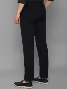 Allen Solly Men Black Mid-Rise Casual Casual Trousers