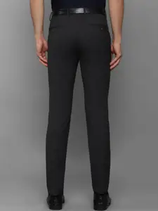 Louis Philippe Men Black Slim Fit Trousers