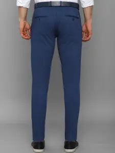 Allen Solly Men Navy Blue Slim Fit Trousers