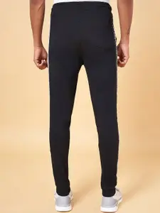 Ajile by Pantaloons Men Black Solid Slim-fit Cotton Joggers