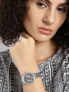 GIO COLLECTION Women Taupe Multifunction Analogue Watch G2034-11