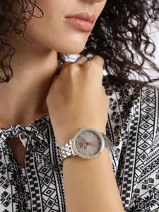 GIO COLLECTION Women Gunmetal-Toned Analogue Watch G2035-22