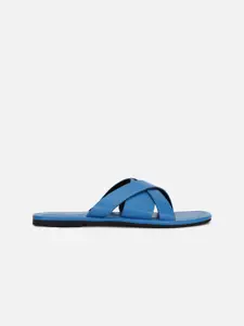 FOREVER 21 Women Blue Open Toe Flats