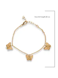 ToniQ Women Gold-Plated Charm Bracelet
