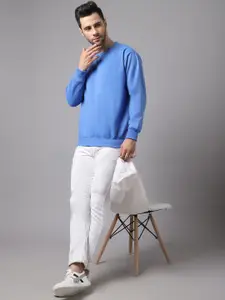 MACK JONNEY Men Blue Sweatshirt