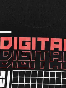 Coolsters by Pantaloons Boys Black Printed Sweatshirt