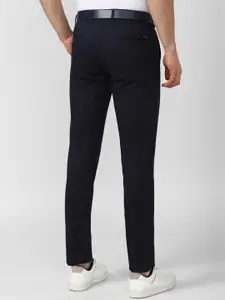 Van Heusen Sport Men Navy Blue Slim Fit Trousers