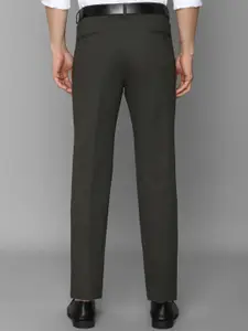Allen Solly Men Green Pleated Trousers