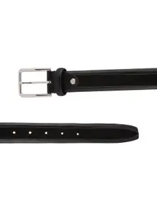 Red Chief Men Black Printed Leather Belt