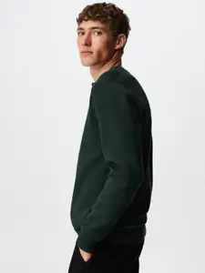 MANGO MAN Zipper Performance Cardigan