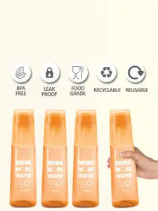 Milton Yellow Set Of 4 KIP SIP 1000 Pet Gym Water Bottles 1L each