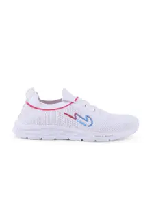 Campus Women White Mesh Running Shoes