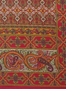 Saree mall Maroon Art Silk Printed Bhagalpuri Saree