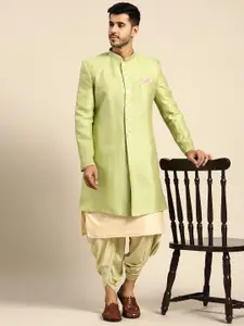 KISAH Men Kurta Indowestern Sherwani Dhoti Pants Set