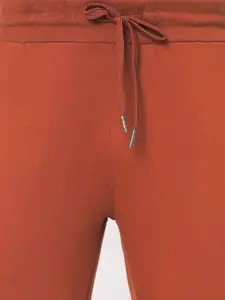 Sweet Dreams Men Orange  Solid Track Pants