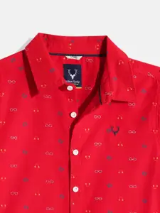 Allen Solly Junior Boys Sport Conversational Opaque Printed Casual Shirt