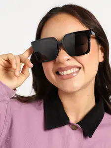 HAUTE SAUCE by  Campus Sutra HAUTE SAUCE by Campus Sutra Women Rectangle Sunglasses with Polarised Lens