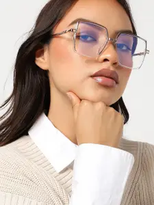 HAUTE SAUCE by  Campus Sutra HAUTE SAUCE by Campus Sutra Women Rectangle Sunglasses AW22_HSSG1352