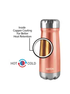 Milton Rose Gold All Rounder 650 Thermosteel Hot & Cold Flask 610 ml