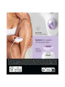 Braun Silk-epil 3-000 Epilator with 20 Tweezers & Massage Rollers