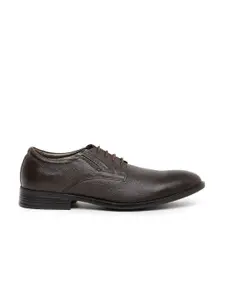 Bata Men Brown Ambassador Leather Derby Formal Shoes