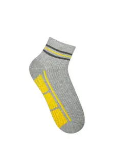 Socksxpress Men Pack of 5 Assorted Patterned Ankle-Length Sports Socks