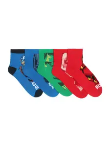 Supersox Men Pack of 5 Assorted Patterned Ankle-Length socks