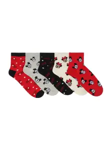 Supersox Men Pack of 5 Assorted Patterned Ankle-Length socks