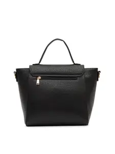 GIORDANO Black Solid Satchel