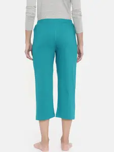 zebu Women Blue Solid Regular Fit Lounge pants