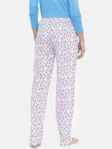 zebu Women Black & White Printed Lounge Pants 299_1ZW_PPP_PRI_BLK_XL