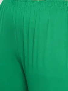 zebu Women Green & White Printed Night suit