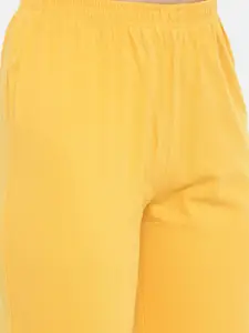 zebu Women Yellow Printed Night suit