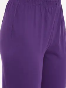 zebu Women Purple & Red Printed Night suit