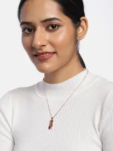 Sukkhi Women Gold Plated Pendant With Chain