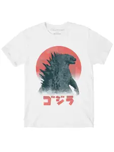 THREADCURRY Boys White Anime Printed T-shirt