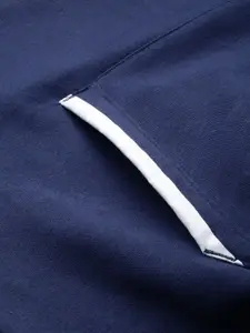 Allen Solly Sport Wimbledon Men Navy Blue Solid Sweatshirt