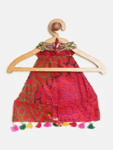 BownBee Multicoloured Ready to Wear Lehenga & Blouse with Dupatta