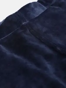 Sweet Dreams Girls Navy Blue Solid Lounge Pants