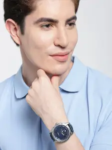 Timex Men Navy Blue Analogue Watch TW000U931