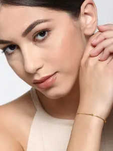 Carlton London 18k Gold Plated Wrapround Bracelet