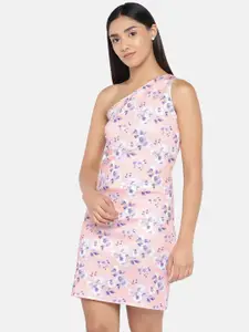 Globus Women Pink Printed Sheath Dress