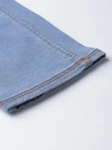 Flying Machine Women Blue Skinny Fit Mid-Rise Clean Look Stretchable Jeans