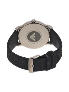 Emporio Armani LUIGI Men Black Analogue Watch AR11156