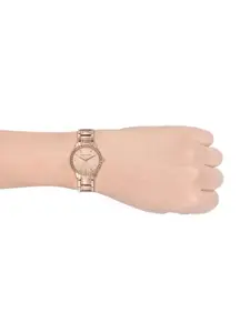 Michael Kors OUTLETS Women Rose Gold Analogue Watch MK3538