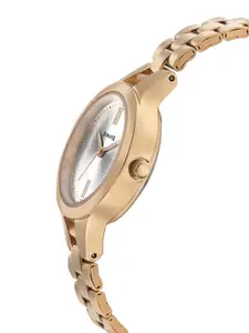 Sonata Women Silver-Toned & Gold-Toned Analogue Watch