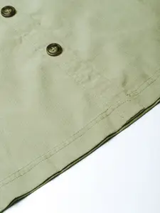 Marie Claire Women Green Solid A-Line Skirt