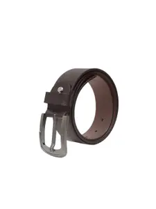 Kara Men Brown Solid Leather Belt