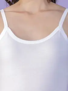 Dollar Missy Pack of 10 Solid Combed Cotton Camisole