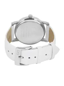GIO COLLECTION Women Off-White & Black Dial Watch G0037-01